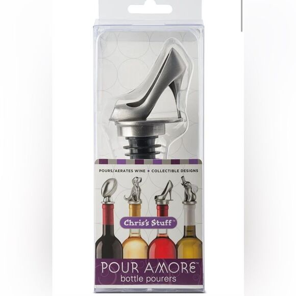 NWT High Heel Pour Amore Bottle Pourer / Aerator - Picture 1 of 3